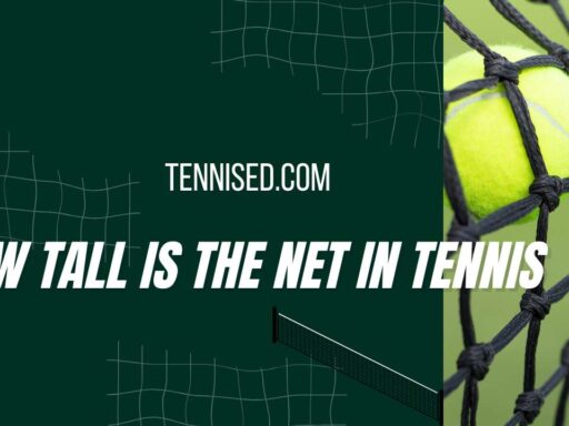 how tall is the net in tennis